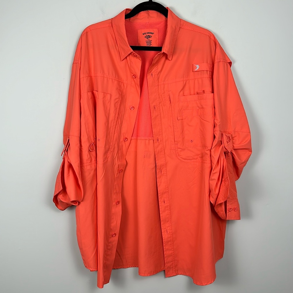 REEL LEGENDS size XXL MEN'S SHIRT ORANGE
